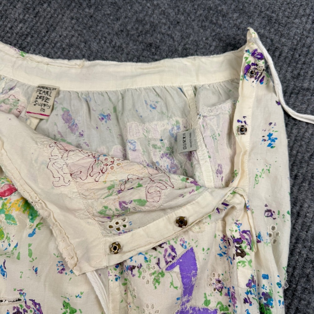 Magnolia Pearl Applique Love More Bloomers 215 Bubbles Cotton Butterfly Boho - Picture 3 of 16